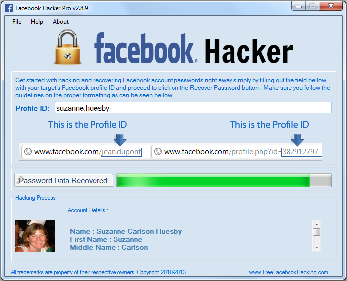 free facebook password hacking online